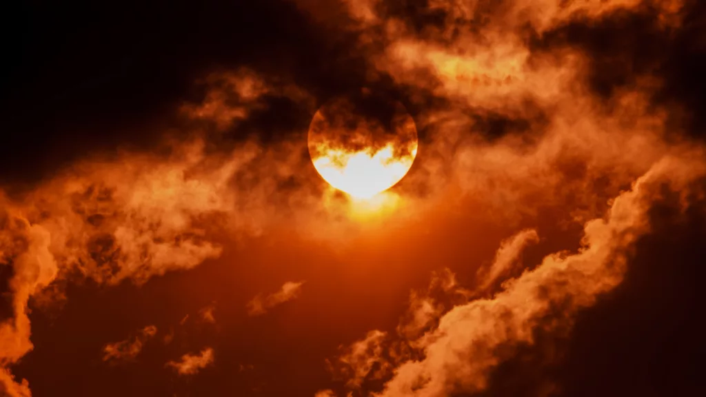 Heatwave hot sun. Climate Change. Global Warming Heatwave hot sun. Climate Change. Global Warming